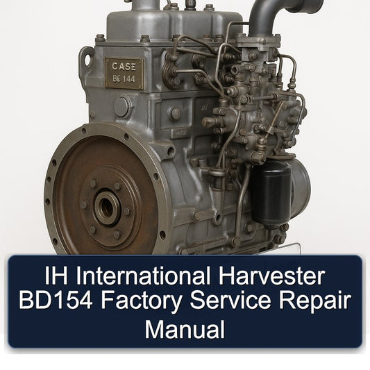 IH International Harvester BD154 Service Repair Workshop Manual