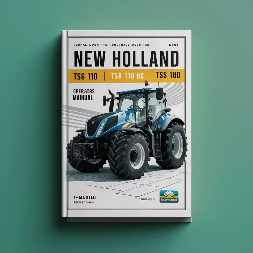 New Holland TS6 110 TS6 110 HC TS6 120 TS6 120 HC TS6 125 TS6 140 Manuel de l'opérateur du tracteur PDF Télécharger