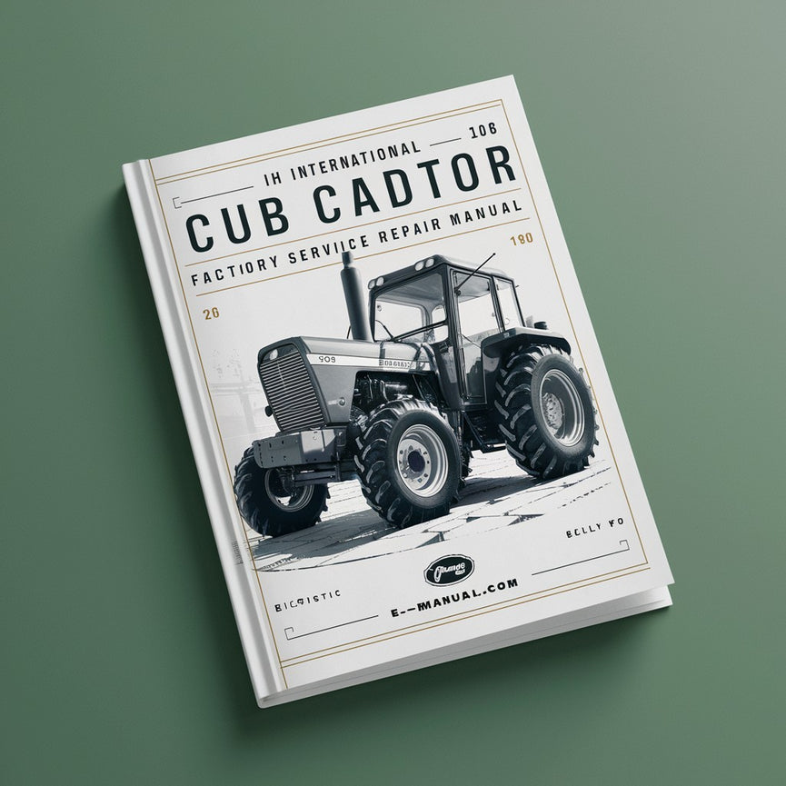 IH International Cub Cadet Tractor 106 Manual de reparación de servicio de fábrica