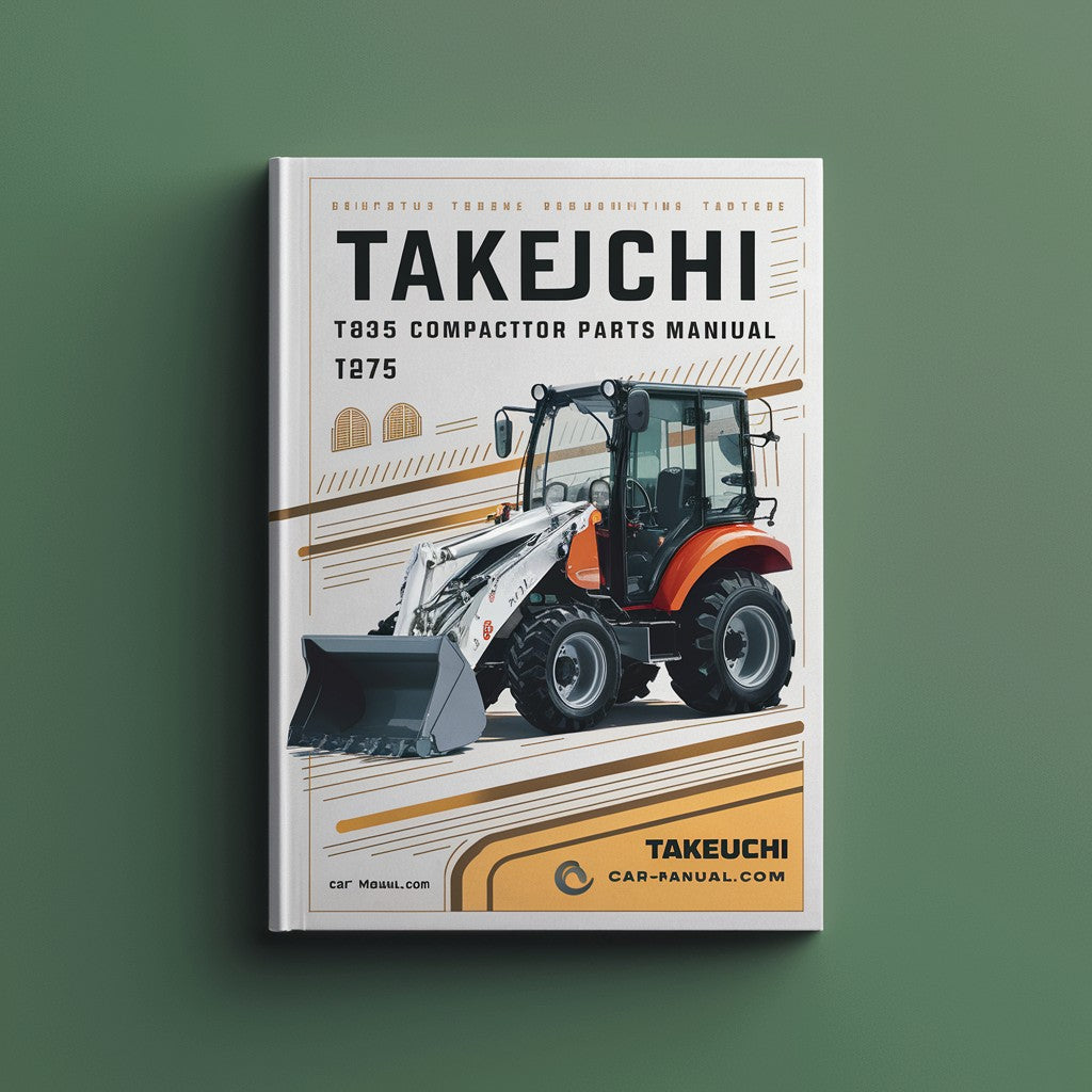 Takeuchi TB035 Compact Excavator Parts Manual