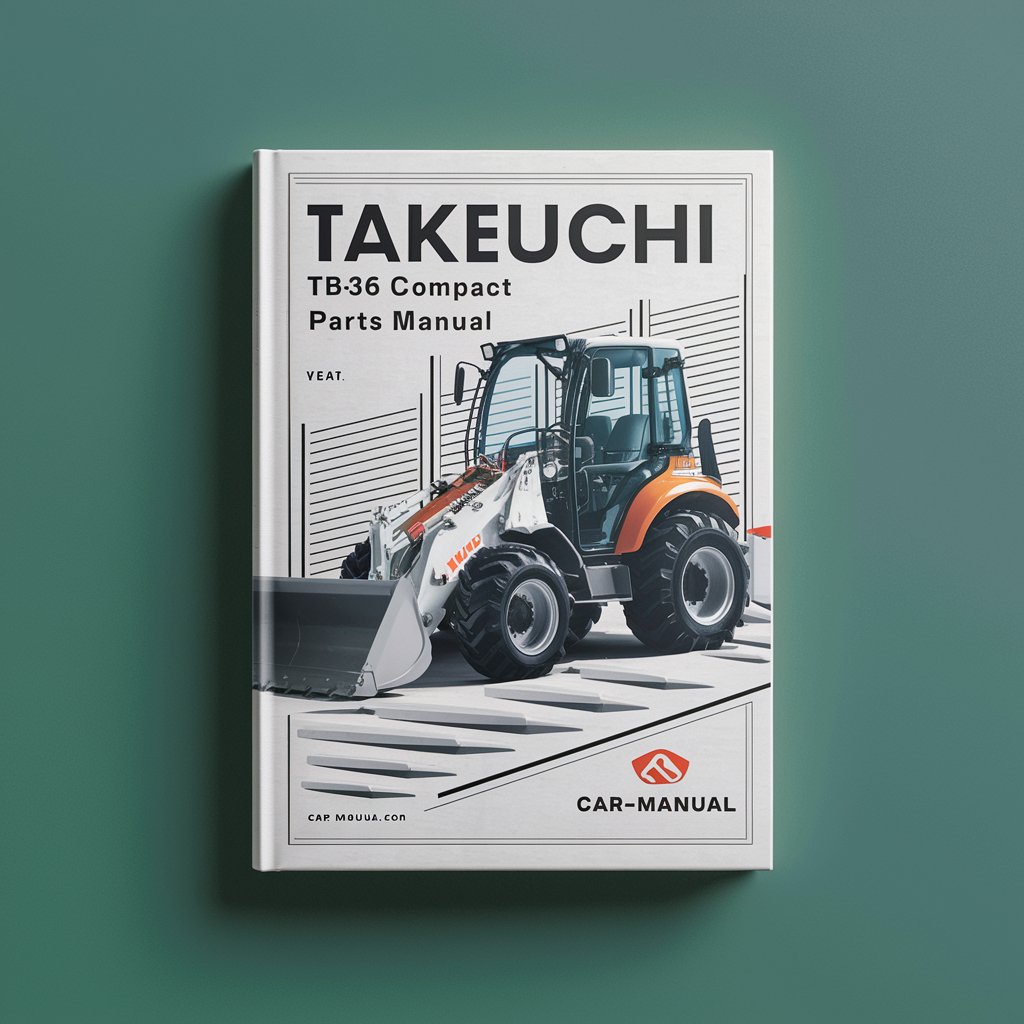 Takeuchi TB36 Compact Excavator Parts Manual