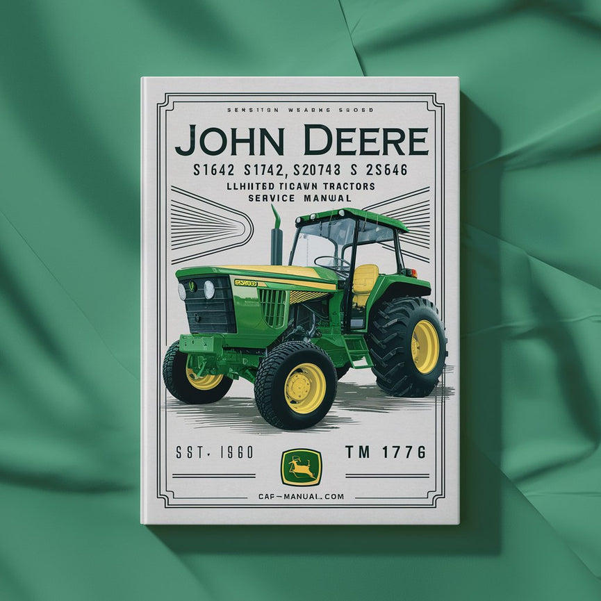 John Deere S1642 S1742 S2046 S2546 Édition limitée Manuel technique du service des tracteurs de pelouse Scotts (TM1776) PDF Download