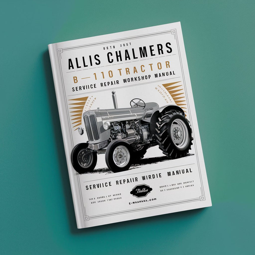 Manual de taller de reparación de servicio de tractor Allis Chalmers B-110 Descargar PDF