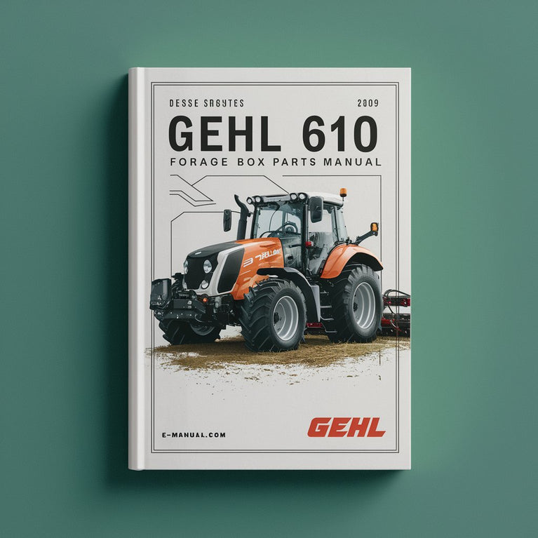 Gehl BU 610 Forage Box Parts Manual