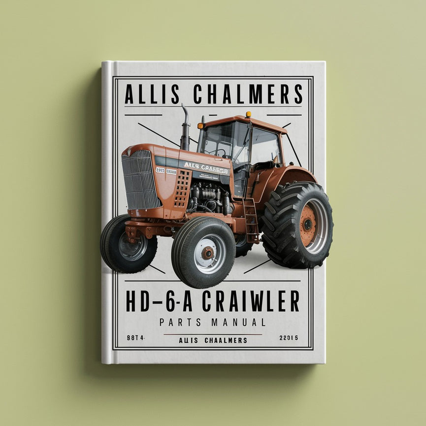 Manuel des pièces du tracteur sur chenilles Allis Chalmers HD-6A Télécharger le PDF