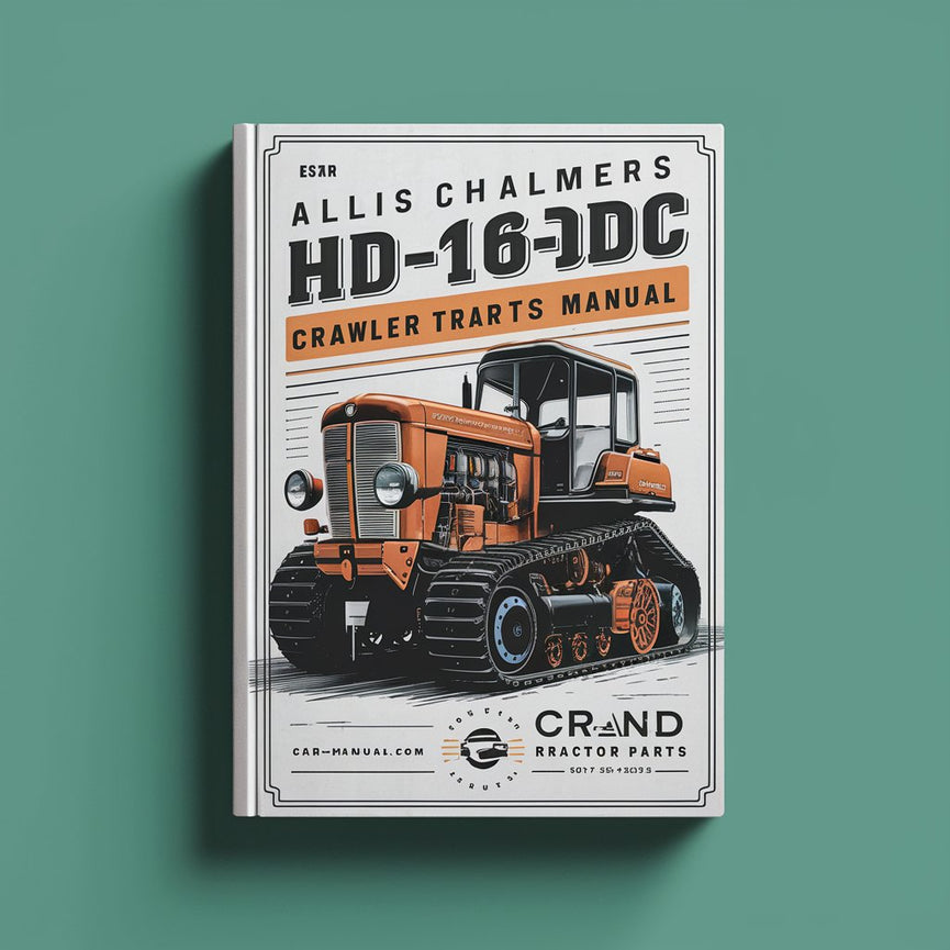 Allis Chalmers HD-16DC Bandtraktor Delar Manual