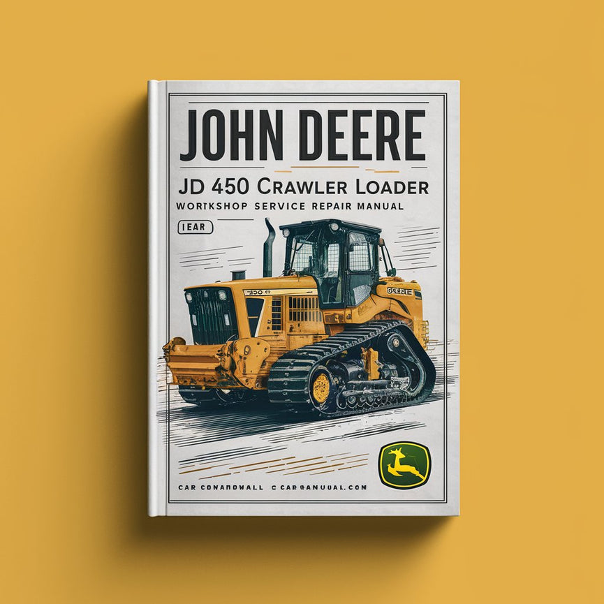 John Deere JD 450 Grävmaskin Lastmaskin Verkstadstjänst Reparation Handbok