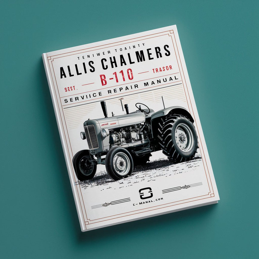 Manual de reparación del servicio del tractor Allis Chalmers B-110 Descargar PDF