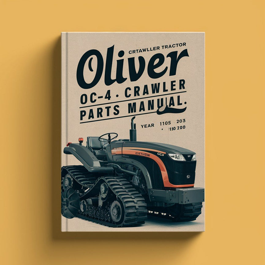 Manuel des pièces du tracteur à chenilles OLIVER OC-4