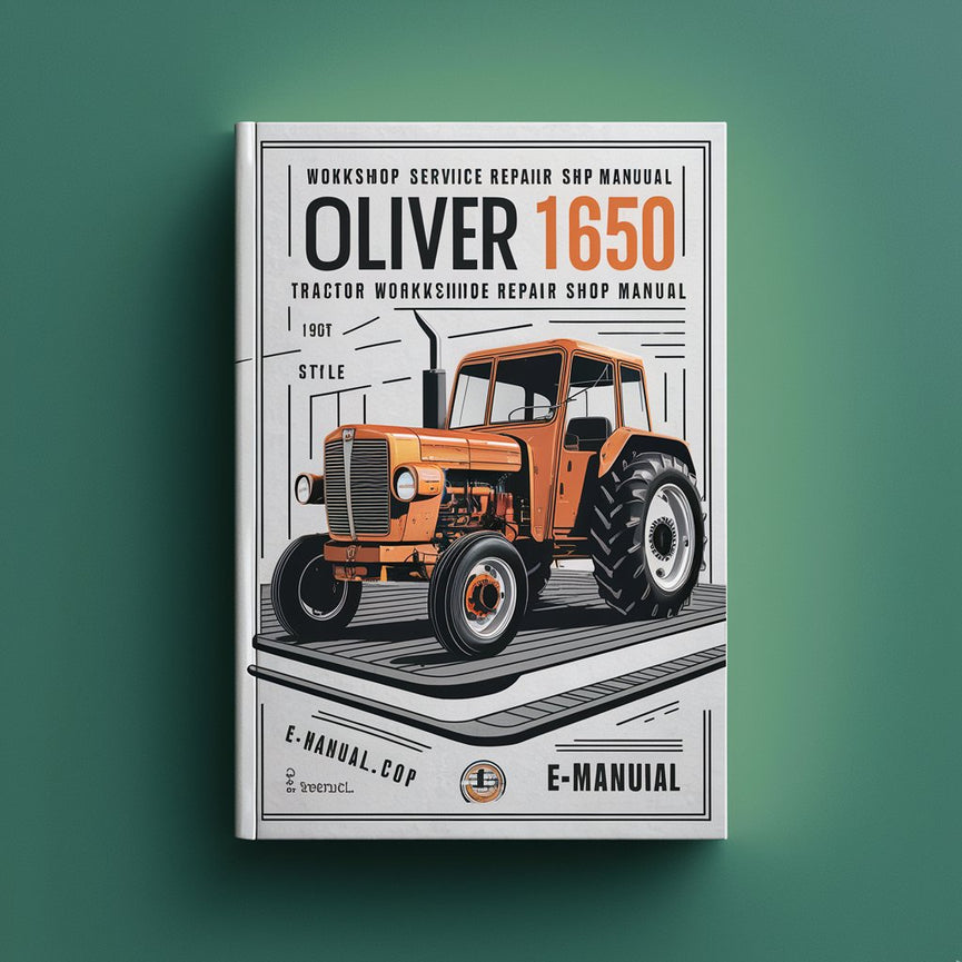 Oliver 1650 & 1655 Tractor Service Repair Manual (Improved PDF)