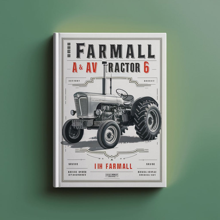 IH FARMALL A & AV Tractor -6- ManualS Service Parts Owner Attachments Shop Manual Catalog-PDF