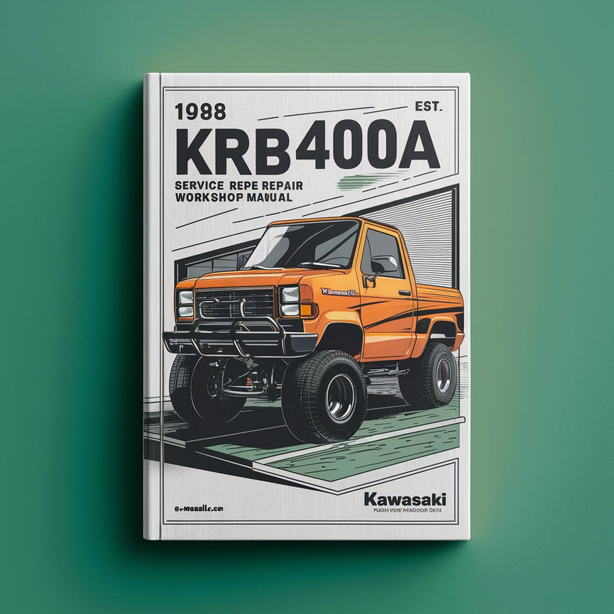 1998 Kawasaki KRB400A BLOWER Manual de taller de reparación de servicio Descargar PDF