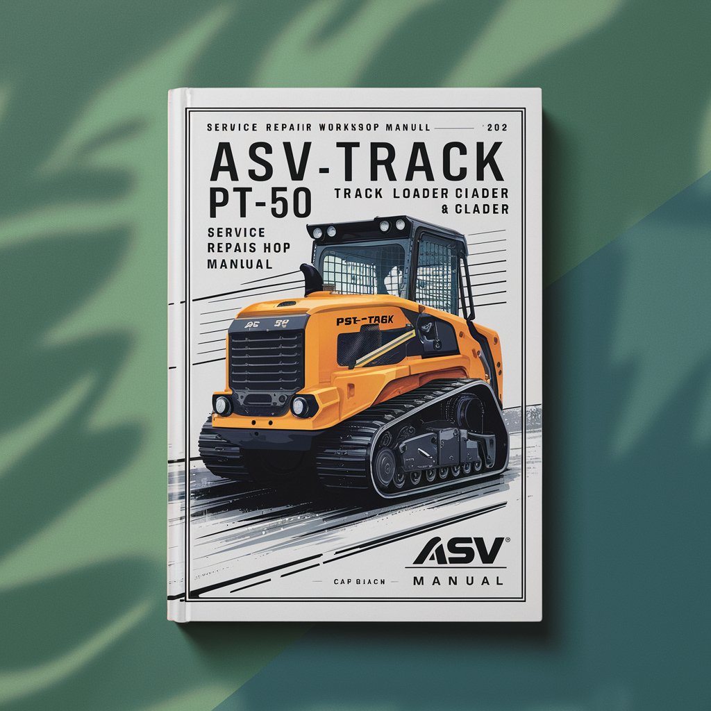 ASV Posi-Track PT-50 Track Loader Service Repair Workshop Manual