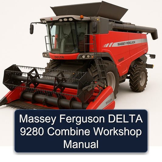 Massey Ferguson Delta 9280 Combine Service Repair Workshop Manual