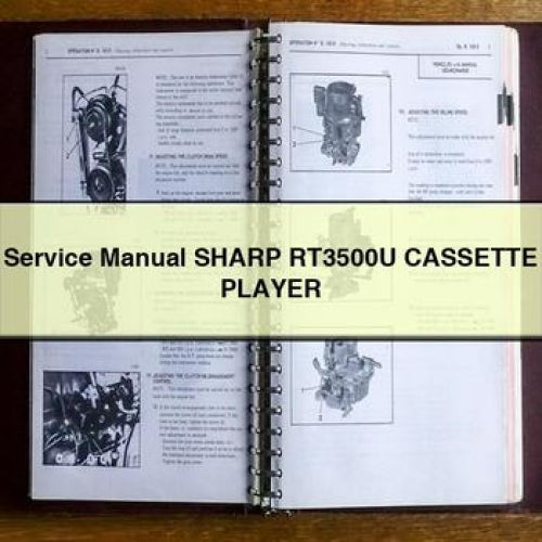 Service Manual SHARP RT3500U CASSETTE Player PDF Download