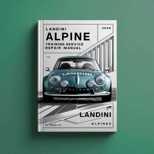 Landini Alpine 65 75 85 training Service Repair Manual