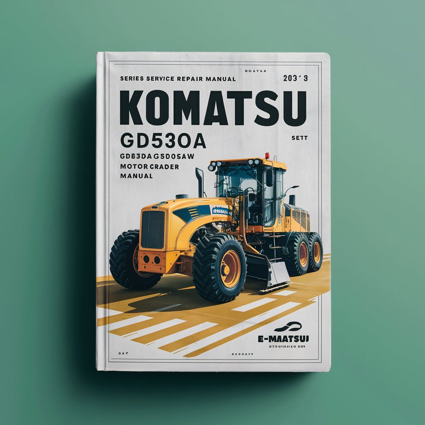 Manual de reparación de servicio de motoniveladora serie Komatsu GD530A/GD530AW/GD650A/GD650AW/GD670A/GD670AW Descargar PDF