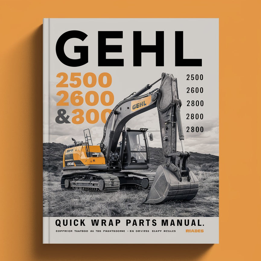 Gehl 2500 2600 & 2800 Quick Wrap Parts Manual