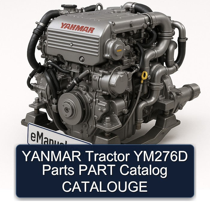 Yanmar Tractor YM276D Parts Catalouge Catalog PDF