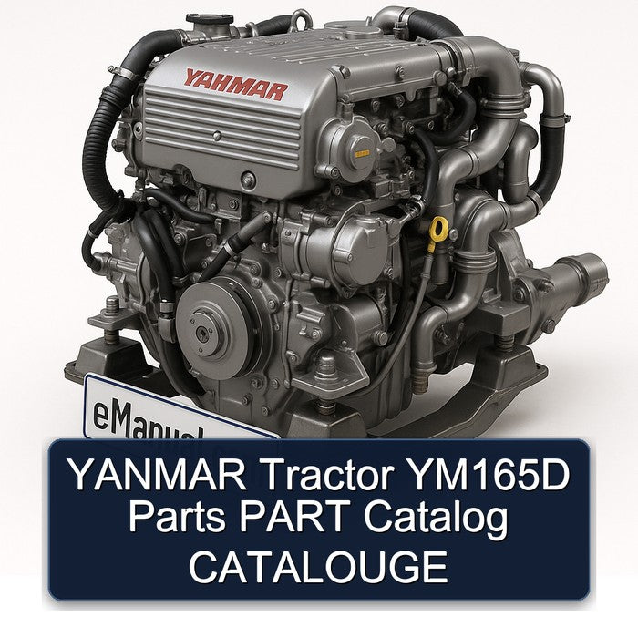 Yanmar Tractor YM165D Parts Catalouge Catalog PDF