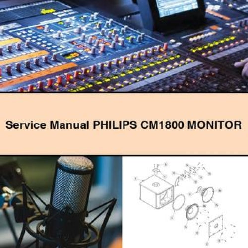 Philips CM1800 Monitor Service Manual PDF