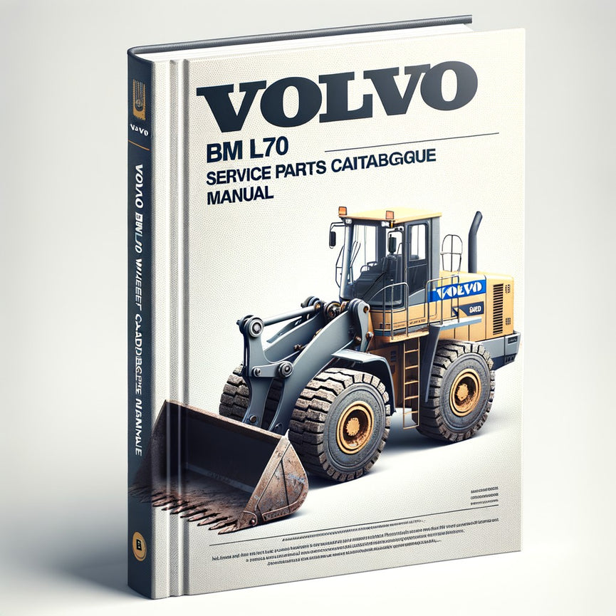 Volvo BM L70 Wheel Loader Service Parts Catalogue Manual  (SN: 7401-10000 60501-70000)