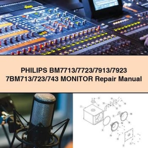 PHILIPS BM7713/7723/7913/7923 7BM713/723/743 MONITOR Repair Manual PDF Download