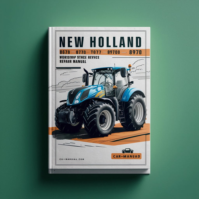 New Holland 8670 8770 8870 8970 Tractor Workshop Service Repair Manual # 1 Top Rated