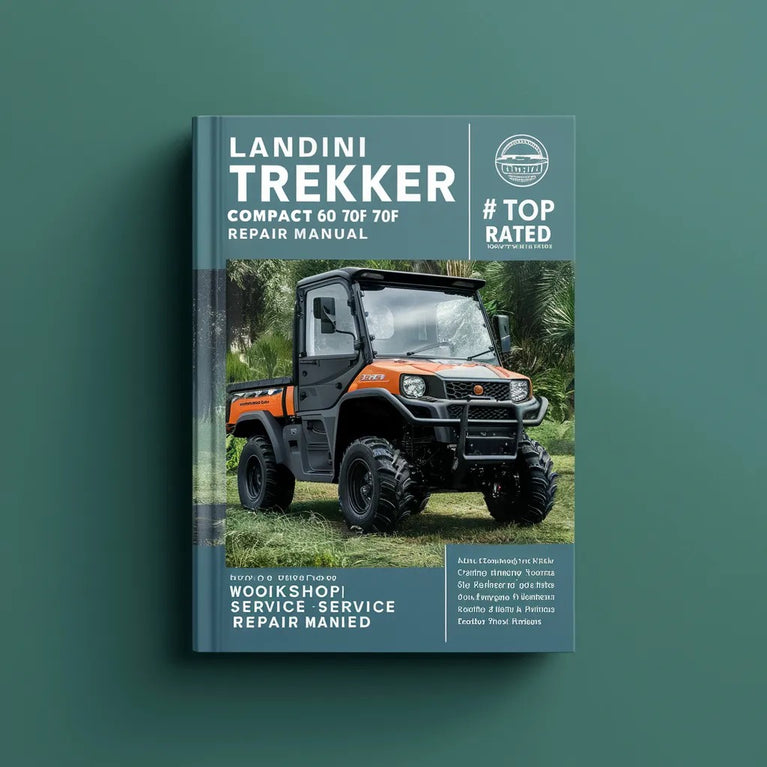 Landini Trekker Compact 60F 70F Workshop Service Repair Manual # 1 Top Rated