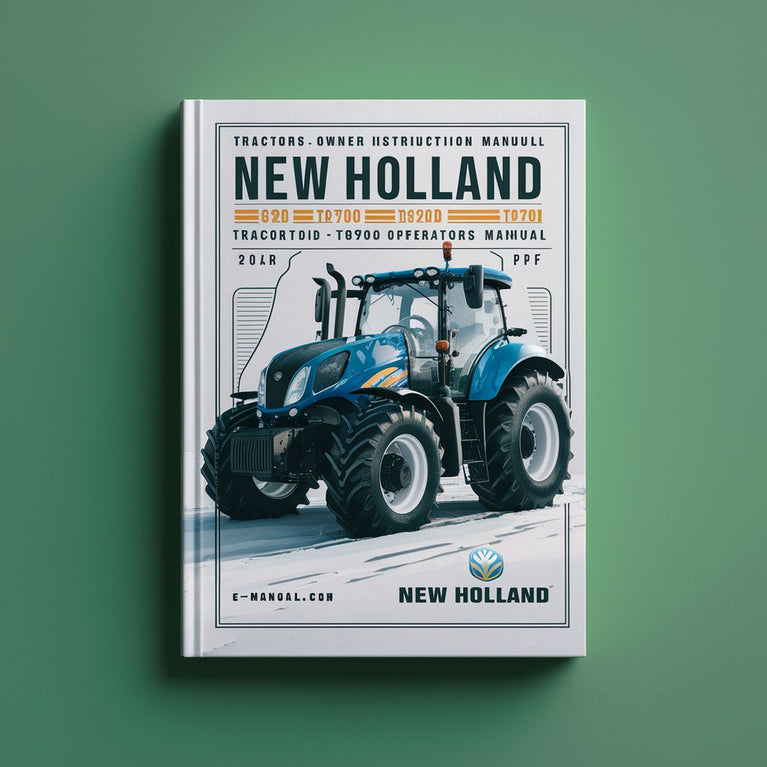 Manual de instrucciones del propietario para operadores de tractores New Holland TD60D TD70D TD80D TD90D TD95D - Descargar PDF