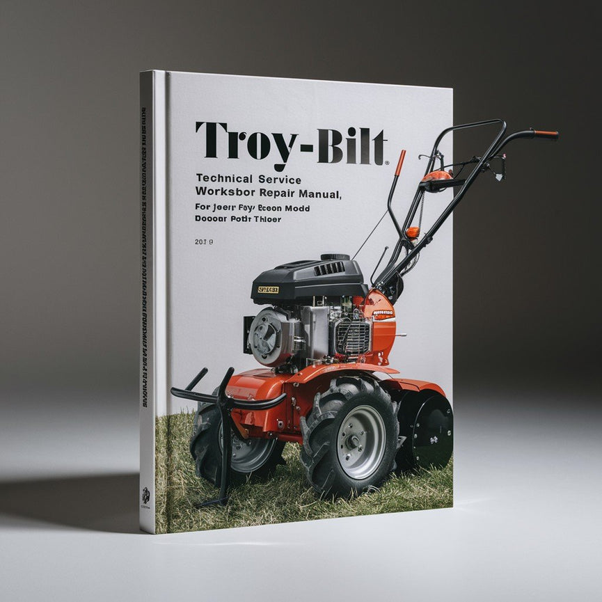 Troy-Bilt Teknisk Service Verkstad Reparationshandbok för Junior Pony Econo Horse modell Roto Gräsklippare av Troy Bilt