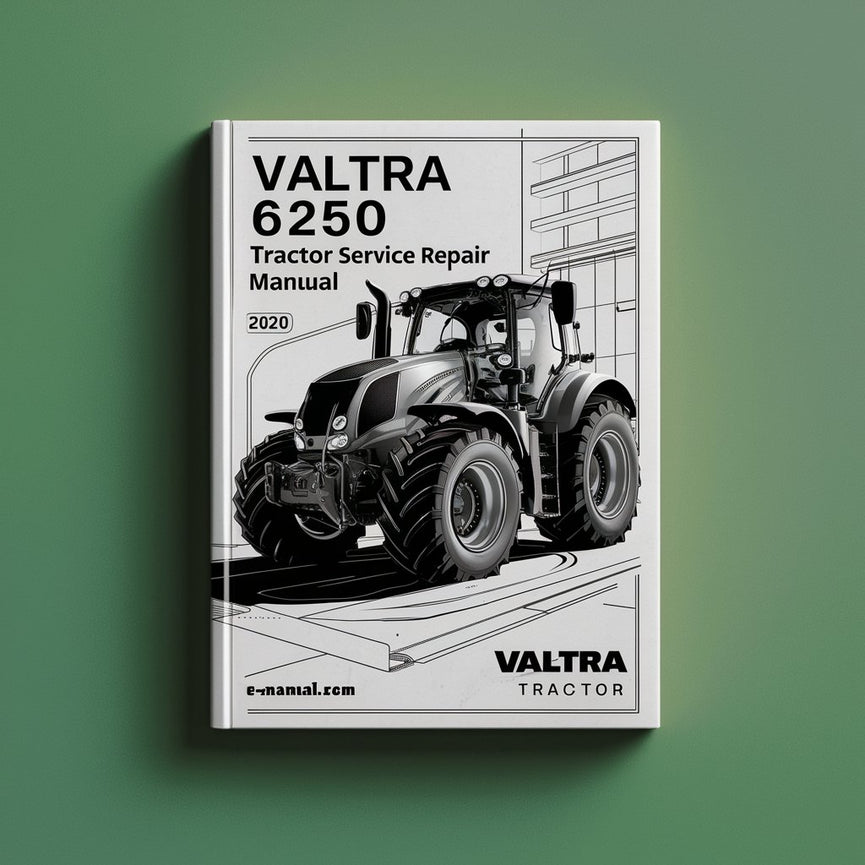 Manuel de réparation du service de tracteur Valtra 6250 Télécharger le PDF