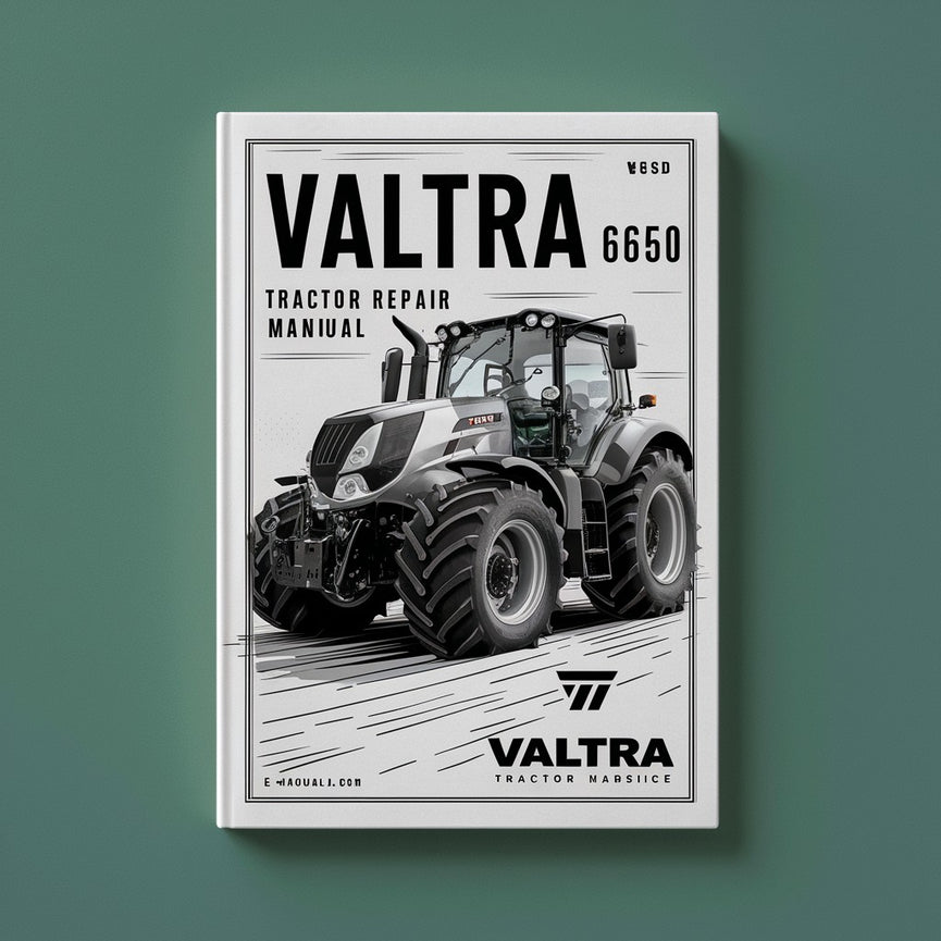 Manual de reparación del servicio del tractor Valtra 6650 Descargar PDF