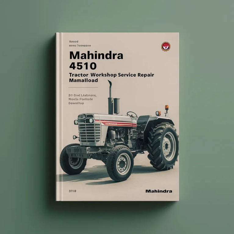 Manual de reparación de servicio de taller de tractor MAHINDRA 4510 Descargar PDF