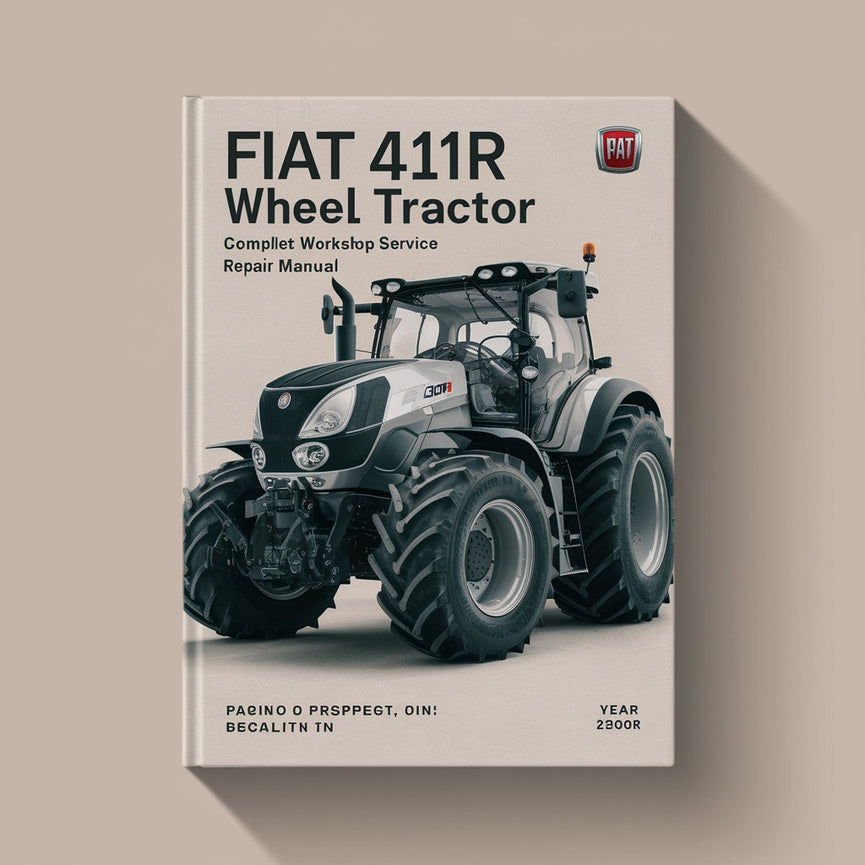 Fiat 411R Hjultraktor Komplett Verkstadstjänst Reparationshandbok