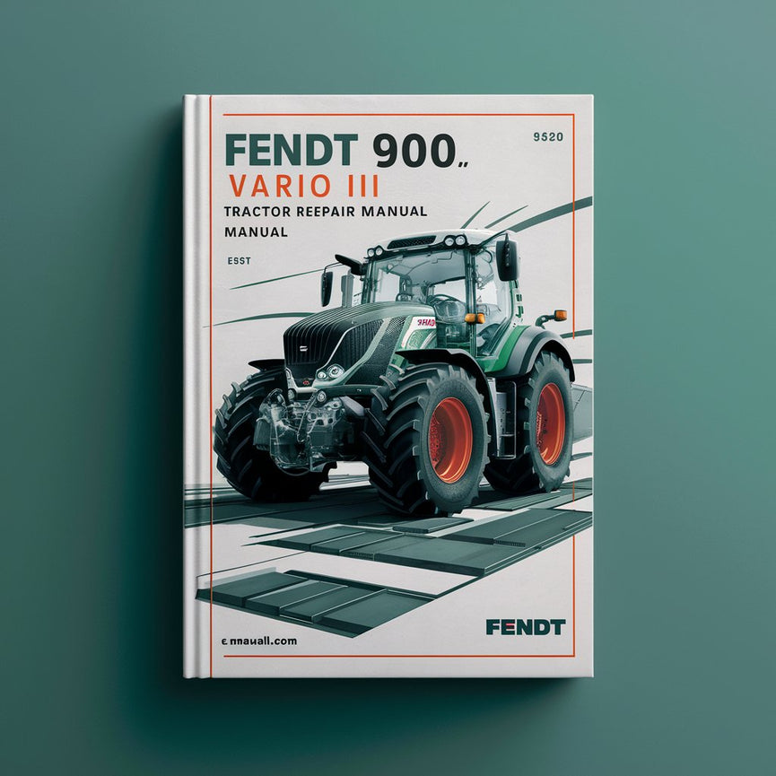 Manuel de réparation du service de tracteur Fendt 900 Vario Com III Télécharger le PDF