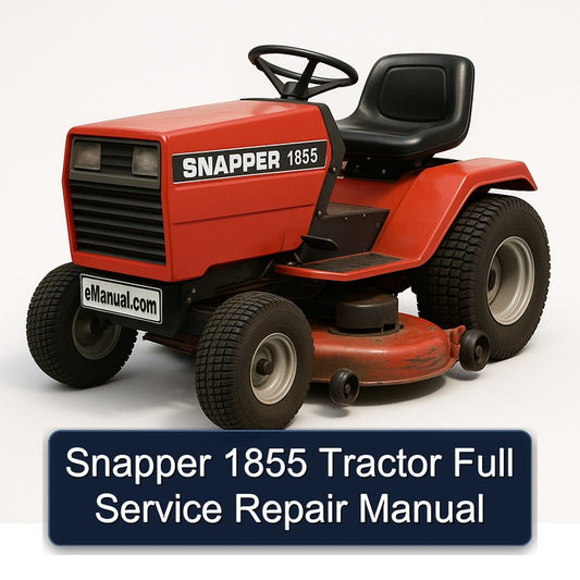 Snapper 1855 Tractor Service Repair Workshop Manual