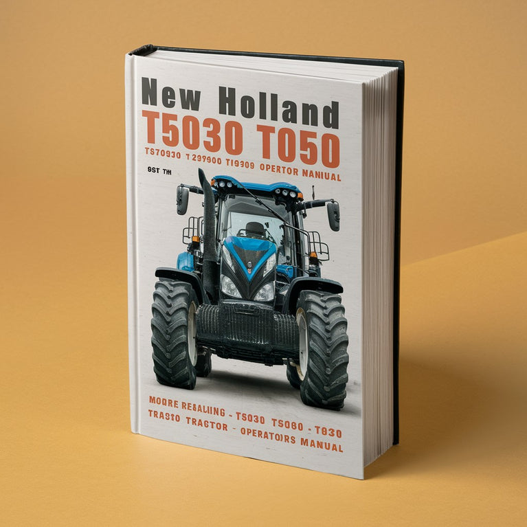 Manual de operadores de tractores New Holland T5030 T5040 T5050 T5060 T5070 Descargar PDF