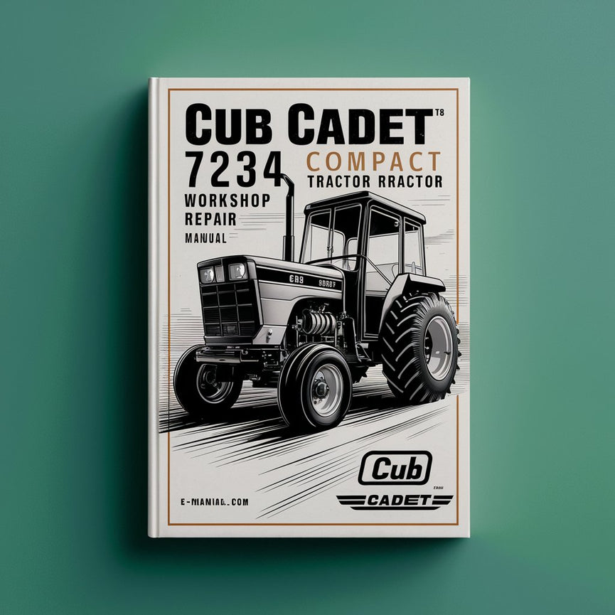 Manual de reparación del servicio de taller del tractor compacto Cub Cadet 7234 Descargar PDF