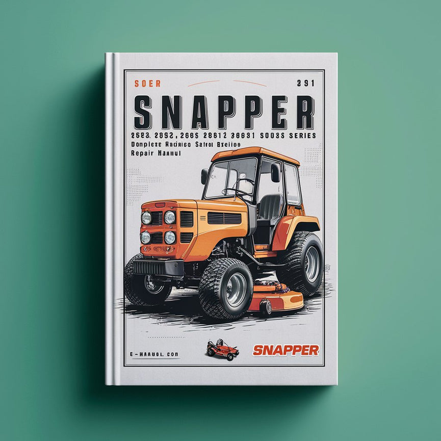 Snapper 2652 2652S 2681 2681S 3081 3081S Series Riding Mower Complete Workshop Service Repair Manual