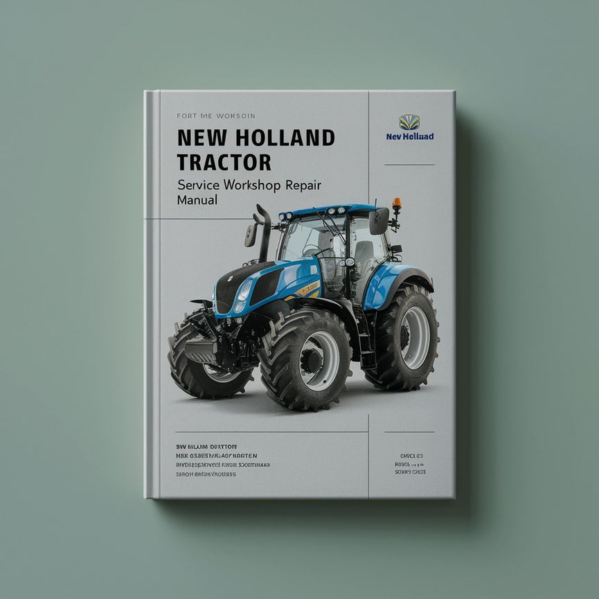 Manuel de réparation d'atelier de service du tracteur New Holland TC30