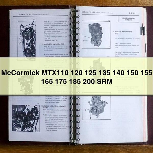 McCormick MTX110 120 125 135 140 150 155 165 175 185 200 SRM