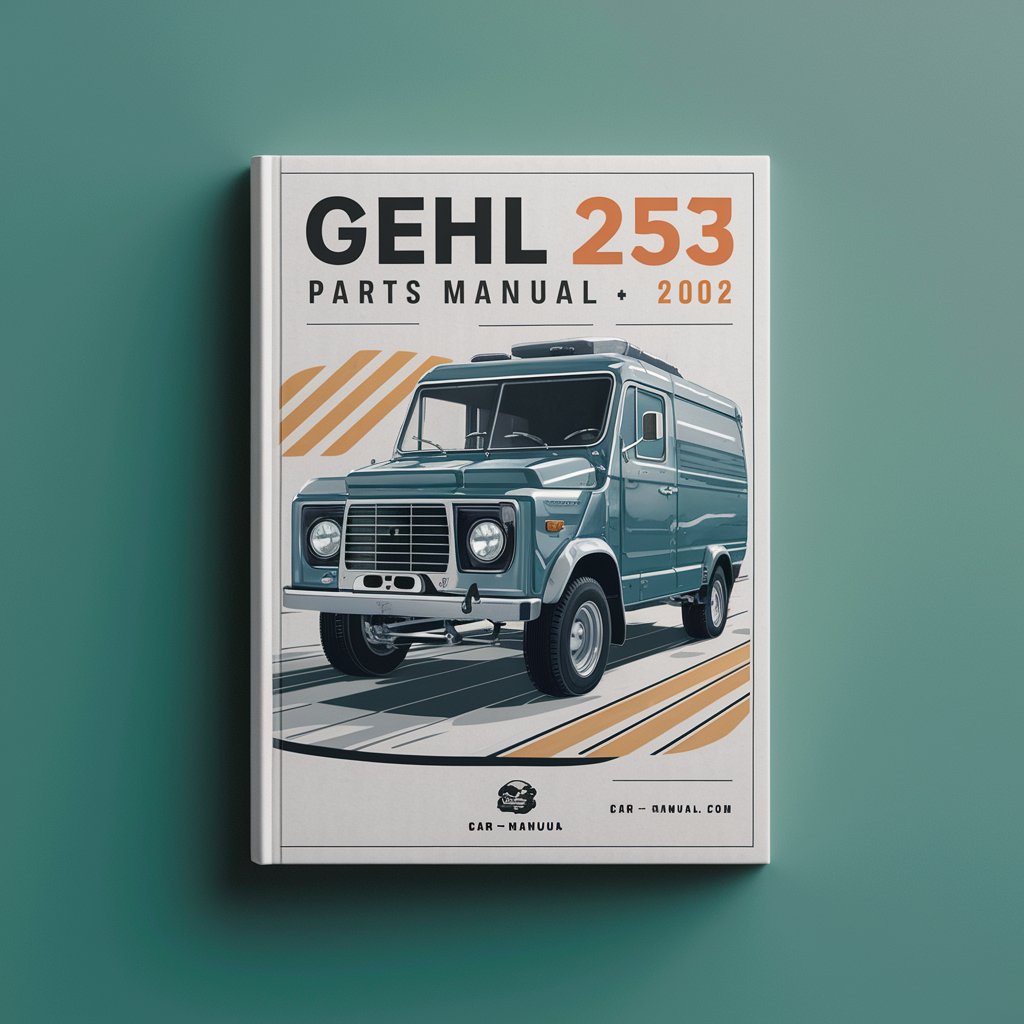 Gehl 253 parts Manual. Edition 2002