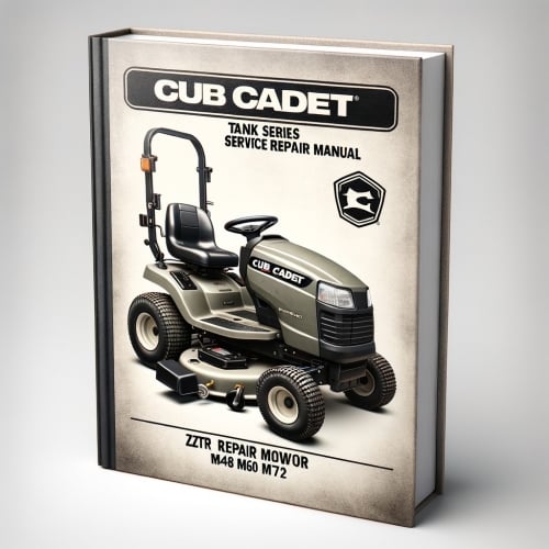 Cub Cadet Tank Series Service Repair Manual ZTR Gräsklippare M48 M60 M72