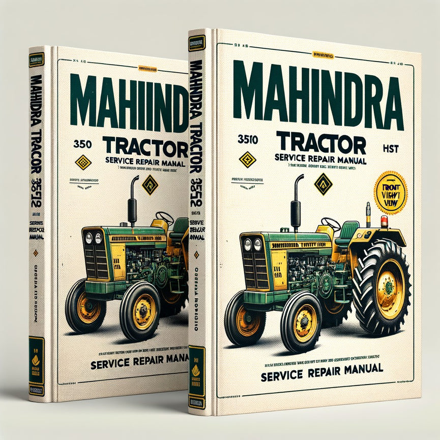 MAHINDRA Tractor 3510 3510HST Manual de reparación de servicio Descargar PDF