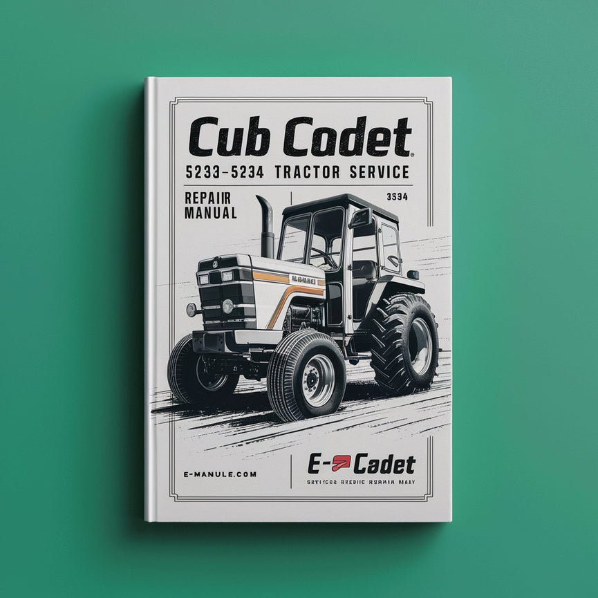 Manual de reparación del servicio del tractor Cub Cadet 5252 5234 5254 Descargar PDF