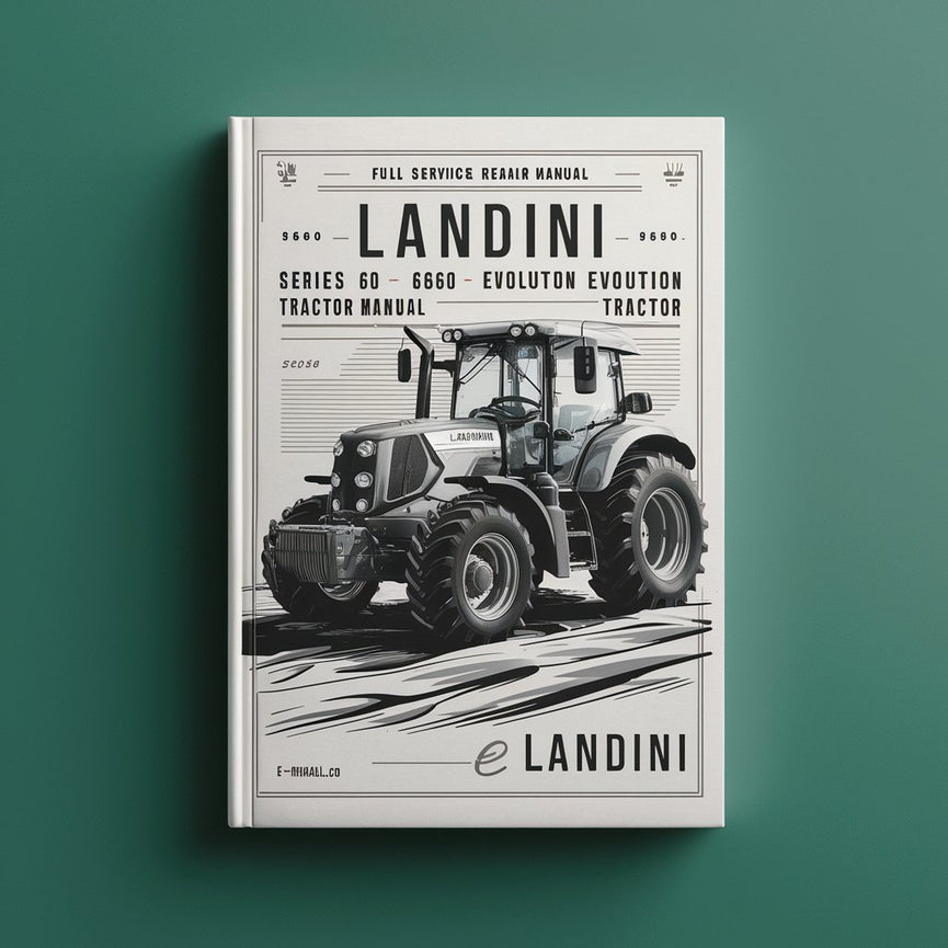 Landini Serie 60 5860 6860 7860 8860 Evolution Tractor Manual completo de servicio y reparación Descargar PDF