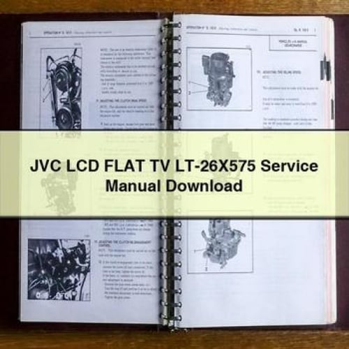 JVC LT-26X575 LCD Flat TV Service Manual