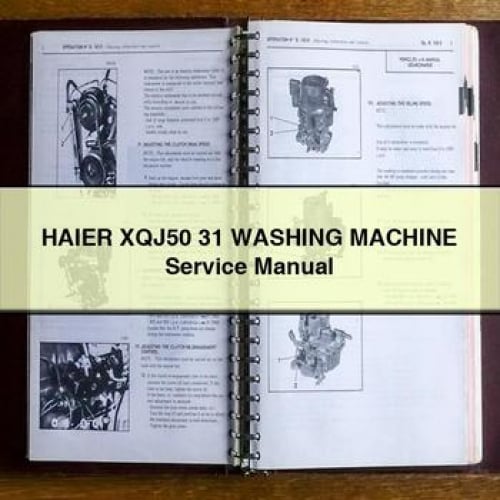 Haier XQJ50 31 Washing Machine Service Manual