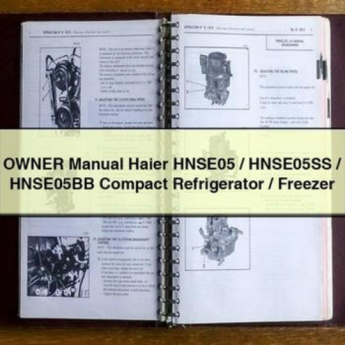 Owner Manual Haier HNSE05 / HNSE05SS / HNSE05BB Compact Refrigerator / Freezer PDF Download